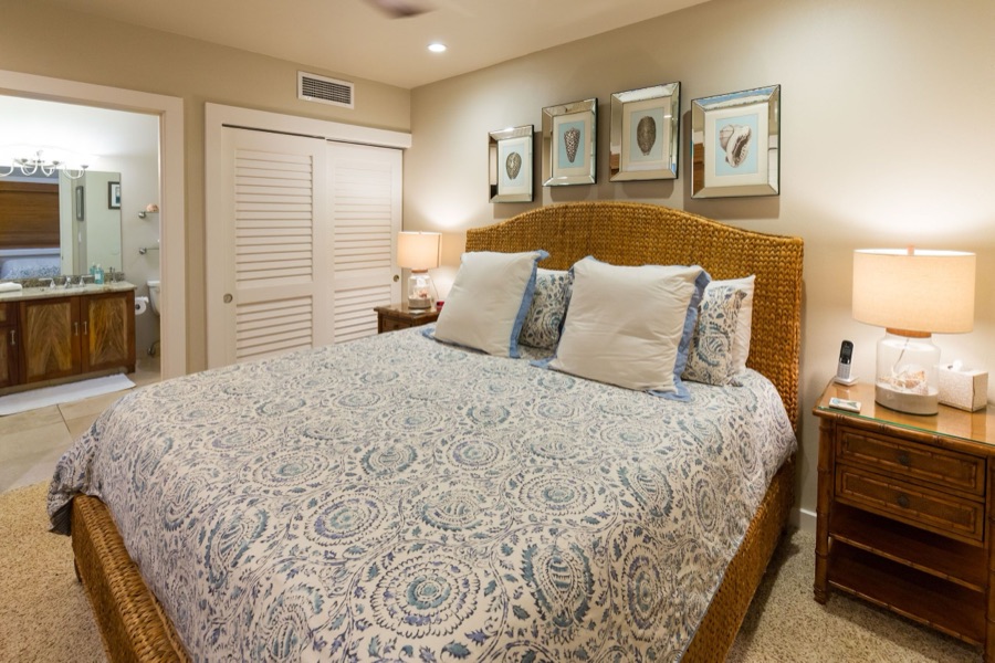 Main bedroom with king bed